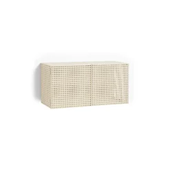 - Vægskab - Perforated Cabinet Wall - Small - Eggshell - H45 x B89 x D40*Hay New