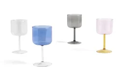 - Vinglas - Tint Wine Glass - Set of 2 / Green and Pink^Hay Outlet