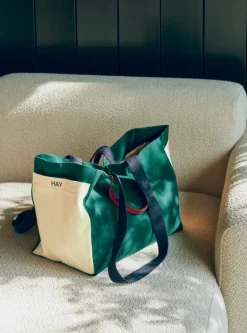 - Weekend Bag (Organic) - Medium - Dark Green Multi - Dark green multi - 669*Hay Outlet