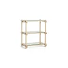 - Woody Shelving 2.0 Column Low - Eg/glas - 3 glashylder^Hay Outlet