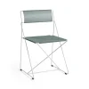 - X-Line Chair - Havestol - Hot galvanised base - Moss^Hay Hot