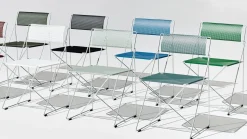 - X-Line Chair - Havestol - Hot galvanised base - Powder blue^Hay Clearance