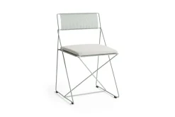 - X-Line Chair - Havestol - Powder coated steel base - Pale linden- ben og sæde*Hay Best