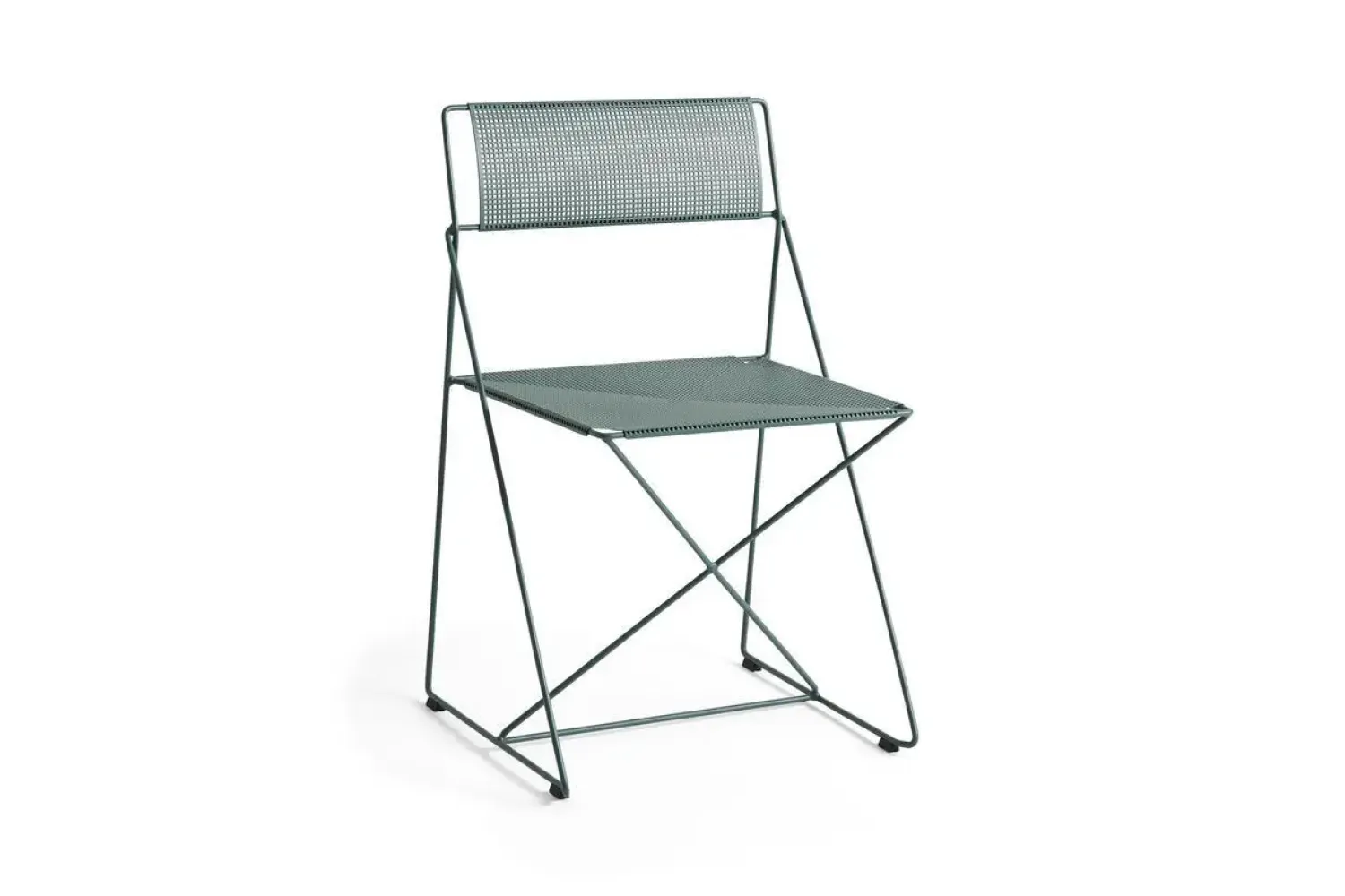 - X-Line Chair - Havestol - Powder coated steel base - Moss^Hay Clearance