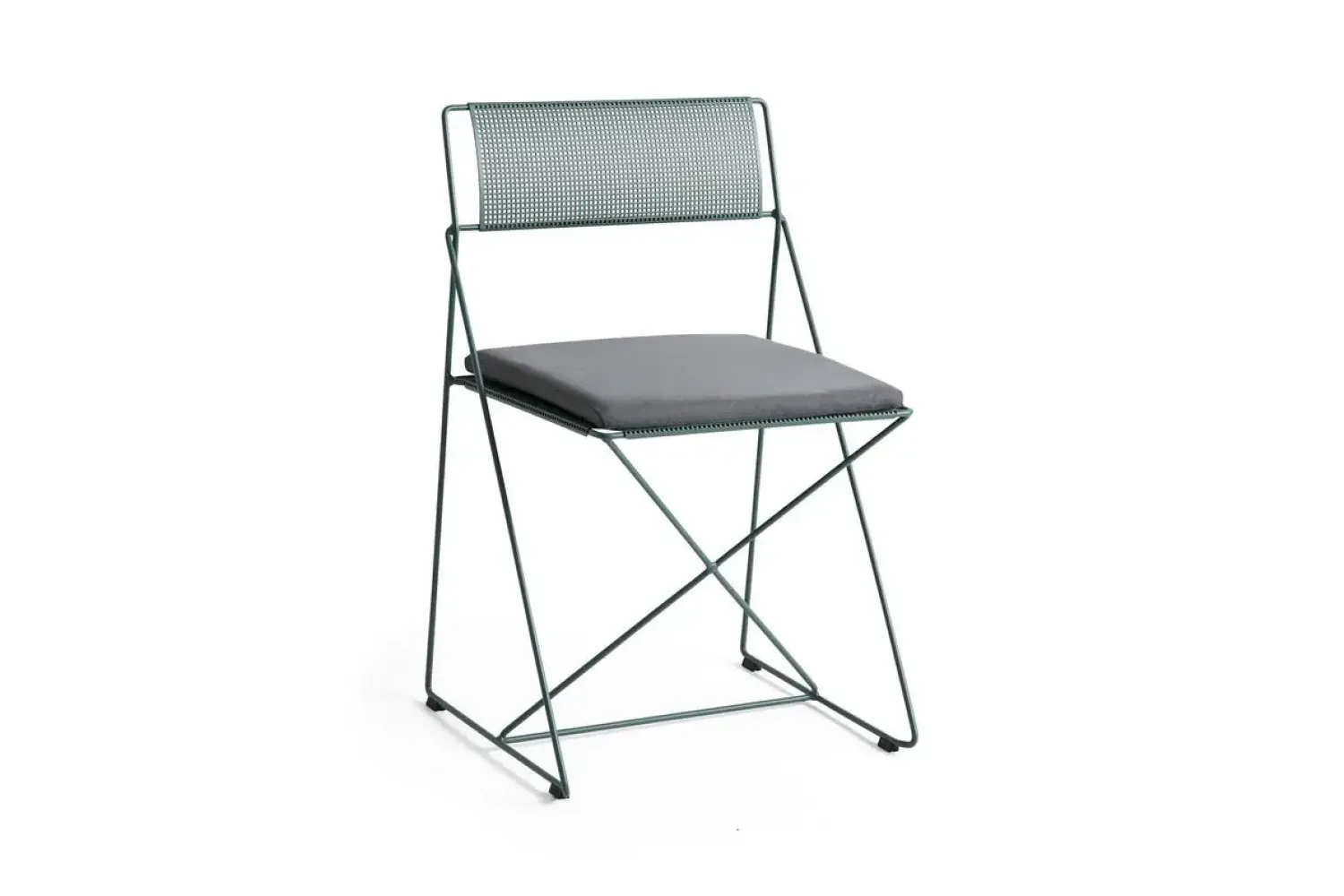 - X-Line Chair - Havestol - Powder coated steel base - Moss^Hay Clearance