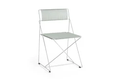 - X-Line Chair - Havestol - Hot galvanised base - Pale linden*Hay Online