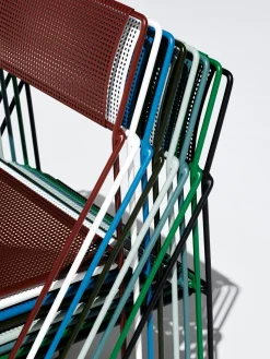 - X-Line Chair Autumn green powder coated steel base - Autumn green*Hay Online