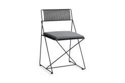 - X-Line Chair Black powder coated steel base - Black^Hay Outlet
