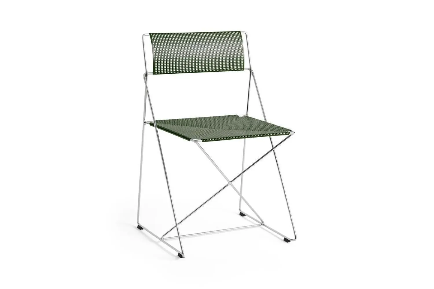 - X-Line Chair Chromed base Indoor - Autumn green^Hay Hot