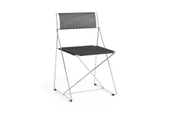 - X-Line Chair Chromed base Indoor - Black*Hay Sale