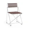 - X-Line Chair Chromed base Indoor - Iron red*Hay Discount