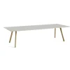 bord - CPH30 bord - 300 x 90 cm - bordplade Off White linoleum/ben i eg - lakeret*Hay Hot