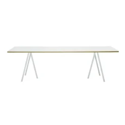 bord - Loop stand Bord - Hvid - 180 cm med supportbar^Hay Sale