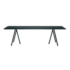 bord - Loop Stand Bord i sort 200 cm - spisebord uden supportbar*Hay Discount