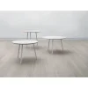 bord - Loop stand round table hvid Ø 120 cm - rundt bord*Hay Clearance