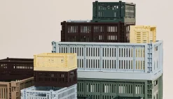 Colour Crate - Large - Dusty blue*Hay Clearance