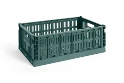 Colour Crate - Large - Dark green*Hay Hot