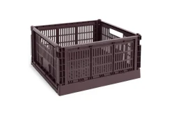 Colour Crate - Large Square - Bordeaux^Hay