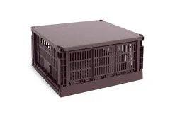 Colour Crate - Large Square - Bordeaux^Hay