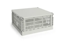 Colour Crate - Large Square - Grey*Hay