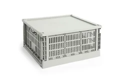 Colour Crate - Large Square - Grey*Hay
