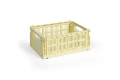 Colour Crate - Medium - Light yellow*Hay New
