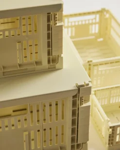 Colour Crate - Medium - Light yellow*Hay New