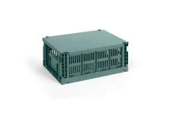 Colour Crate - Medium - Dark green*Hay Hot