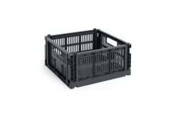 Colour Crate - Medium Square - Charcoal^Hay Online