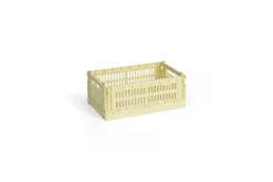 Colour Crate - Small - Light yellow*Hay New