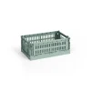 Colour Crate - Small - Sage green*Hay