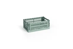 Colour Crate - Small - Sage green*Hay