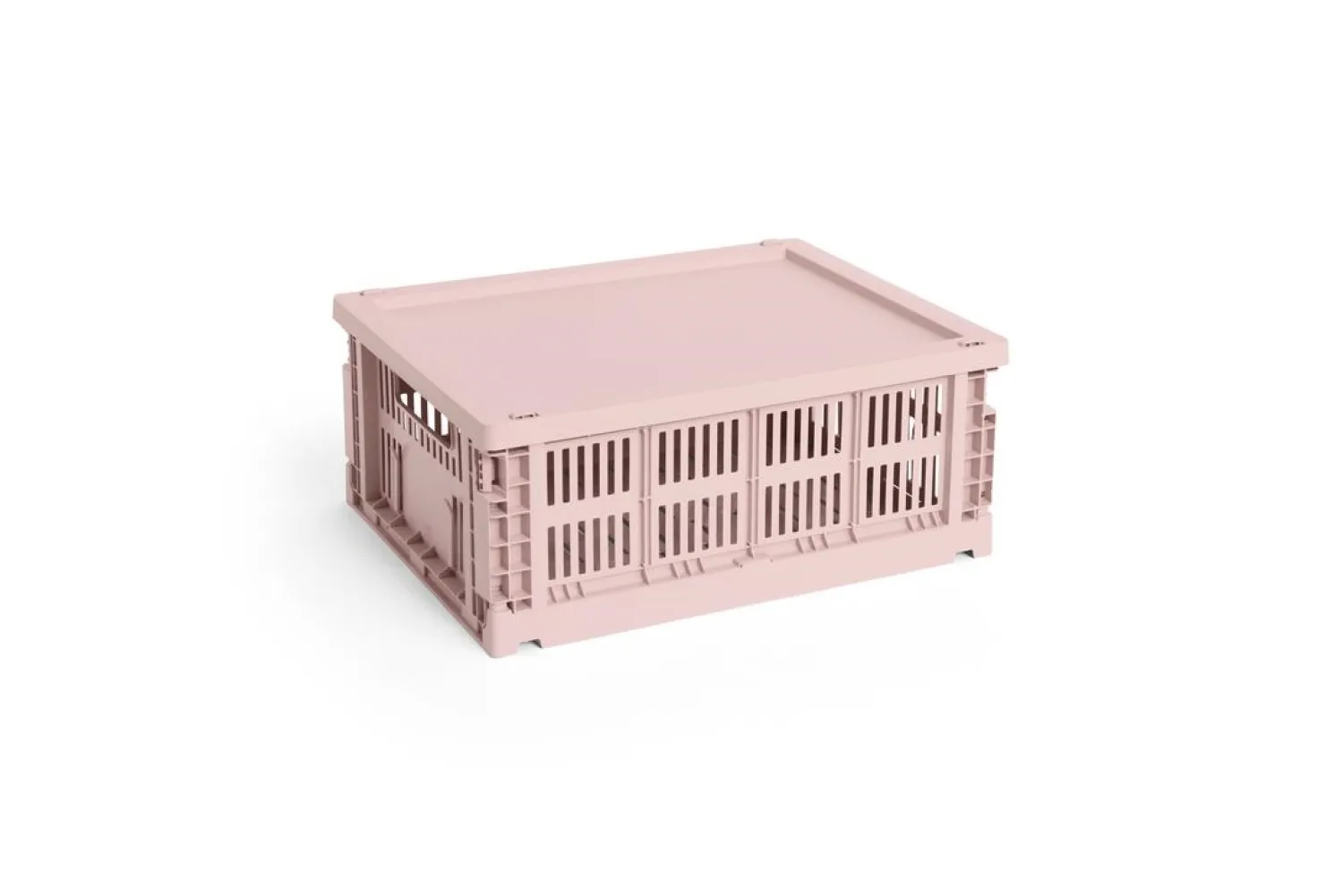 Colour Crate Lid Plastic - Medium - Blush*Hay Clearance