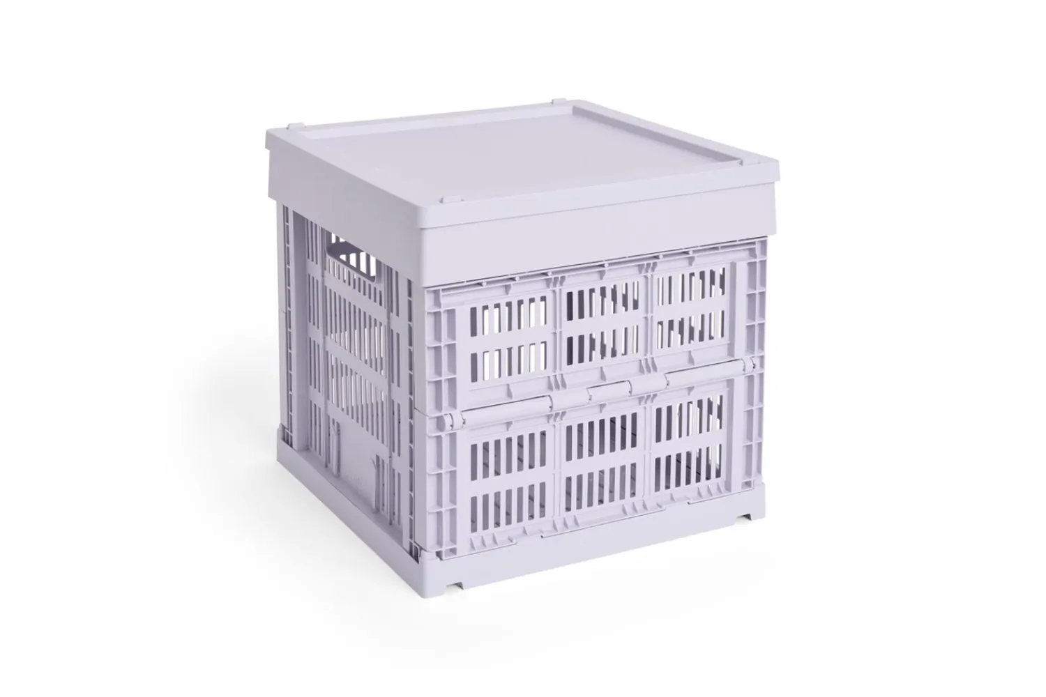 Colour Crate Lid Plastic - Medium Square / Cube - Lavender^Hay Discount