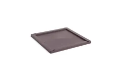 Colour Crate Lid Plastic - Medium Square / Cube - Bordeaux*Hay Hot