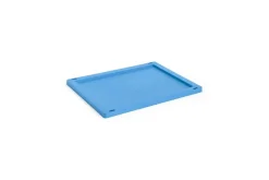 Colour Crate Lid Plastic - Medium - Electric blue*Hay