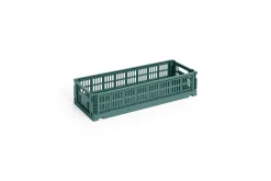 Colour Crate Mini - Oblong - Dark green*Hay Outlet