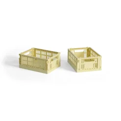 Colour Crate Mini - Set of 2 - Dusty yellow*Hay Hot