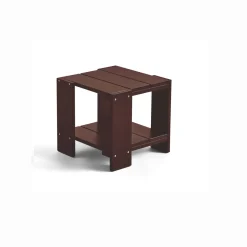 Crate Side Table - Iron red - Lakeret fyrretræ / Lacquered pinewood^Hay