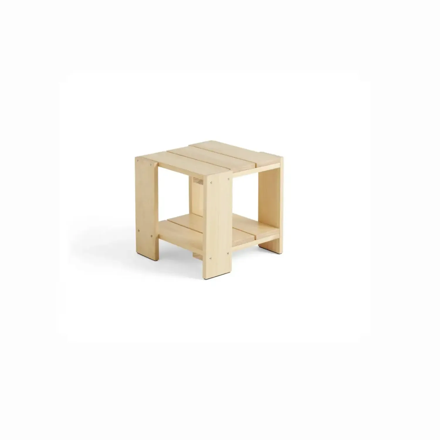Crate Side Table - Lakeret fyrretræ / Lacquered pinewood^Hay New