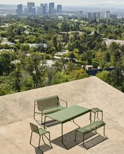 havebænk - Palissade bænk - Oliven grøn - 120 cm.*Hay Hot