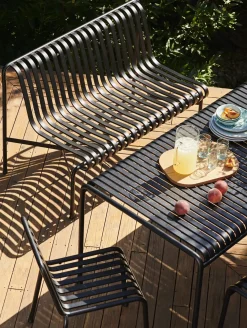 havebænk - Palissade Dining Bænk uden armlæn - Galvaniseret - Dining Bench^Hay Outlet