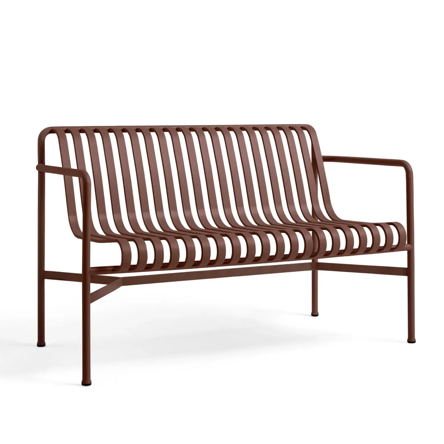 havebænk - Palissade spisebordsbænk - Rød - Iron Red - Dining bench^Hay Clearance