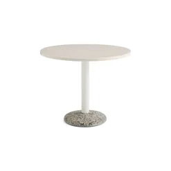 havebord - Keramik bord - Ceramic table - Varm hvid - Ø90 cm^Hay Best