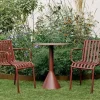 havebord - Palissade bord - Cone table - Rød - Iron red (Ø: 90 cm)*Hay Best