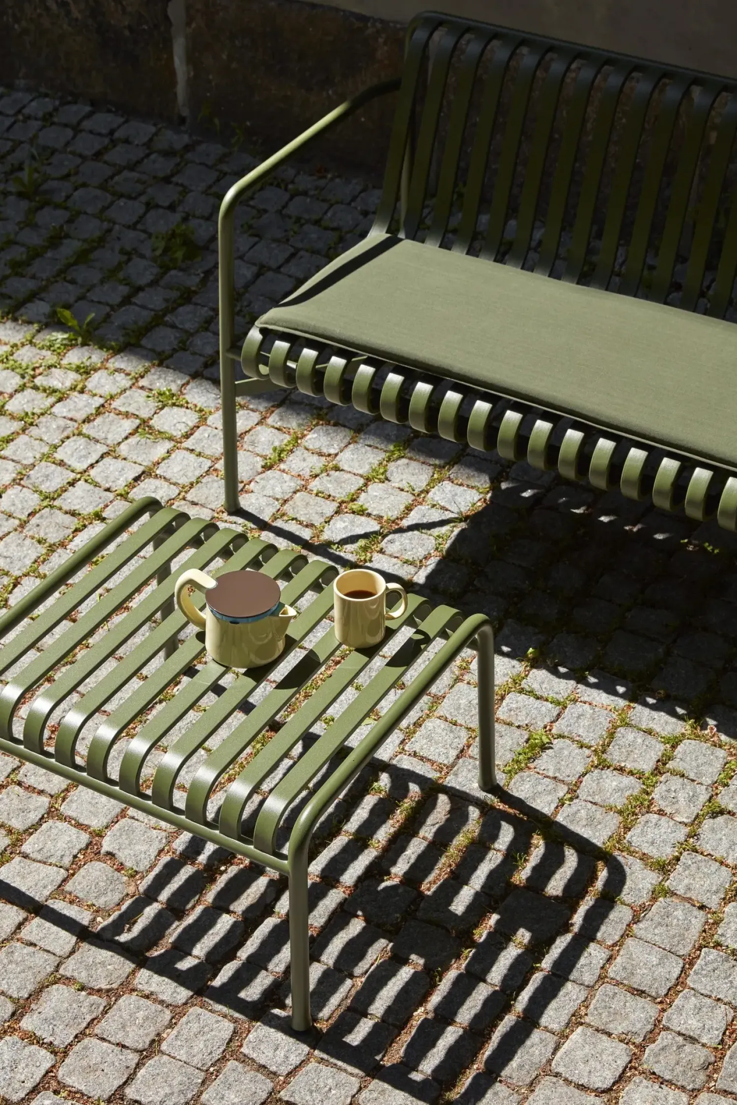 havebord - Palissade bord, small - Oliven farve^Hay Discount