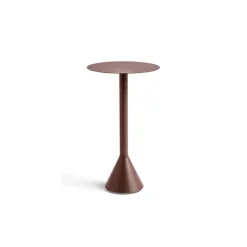 havebord - Palissade Cone table High - Rød - Iron red - Ø: 60 cm*Hay New