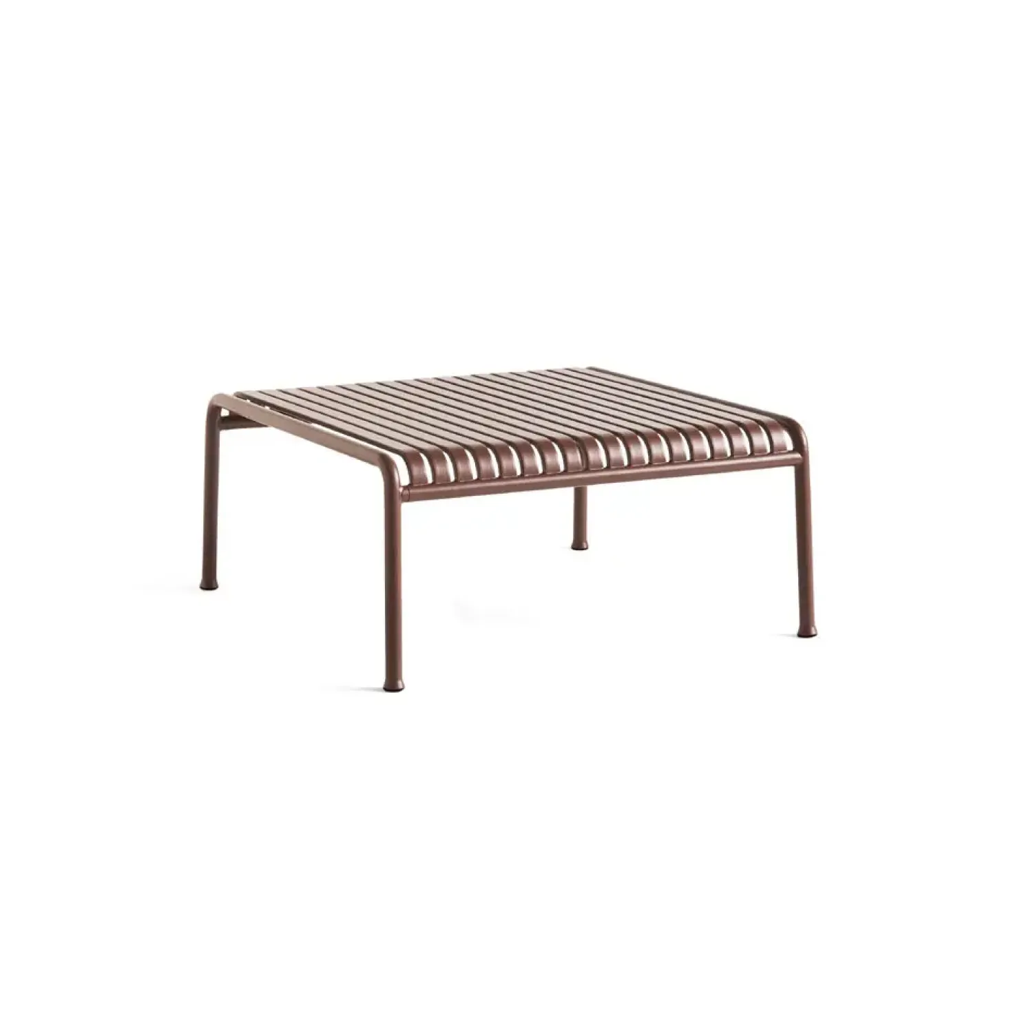 havebord - Palissade Loungebord - lav - Rød - Iron red - H38 X W81 X L86 - Low table^Hay Discount