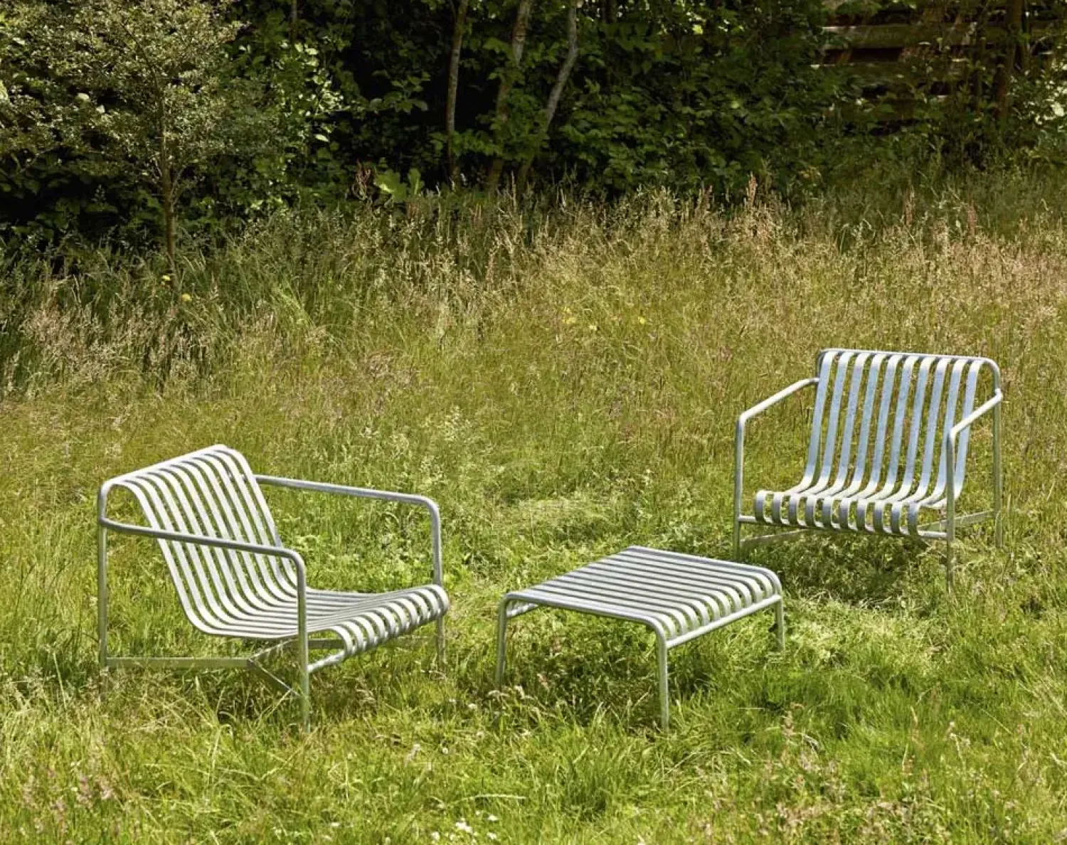 havebord - Palissade Ottoman - Galvaniseret stål - hot galvanised*Hay New