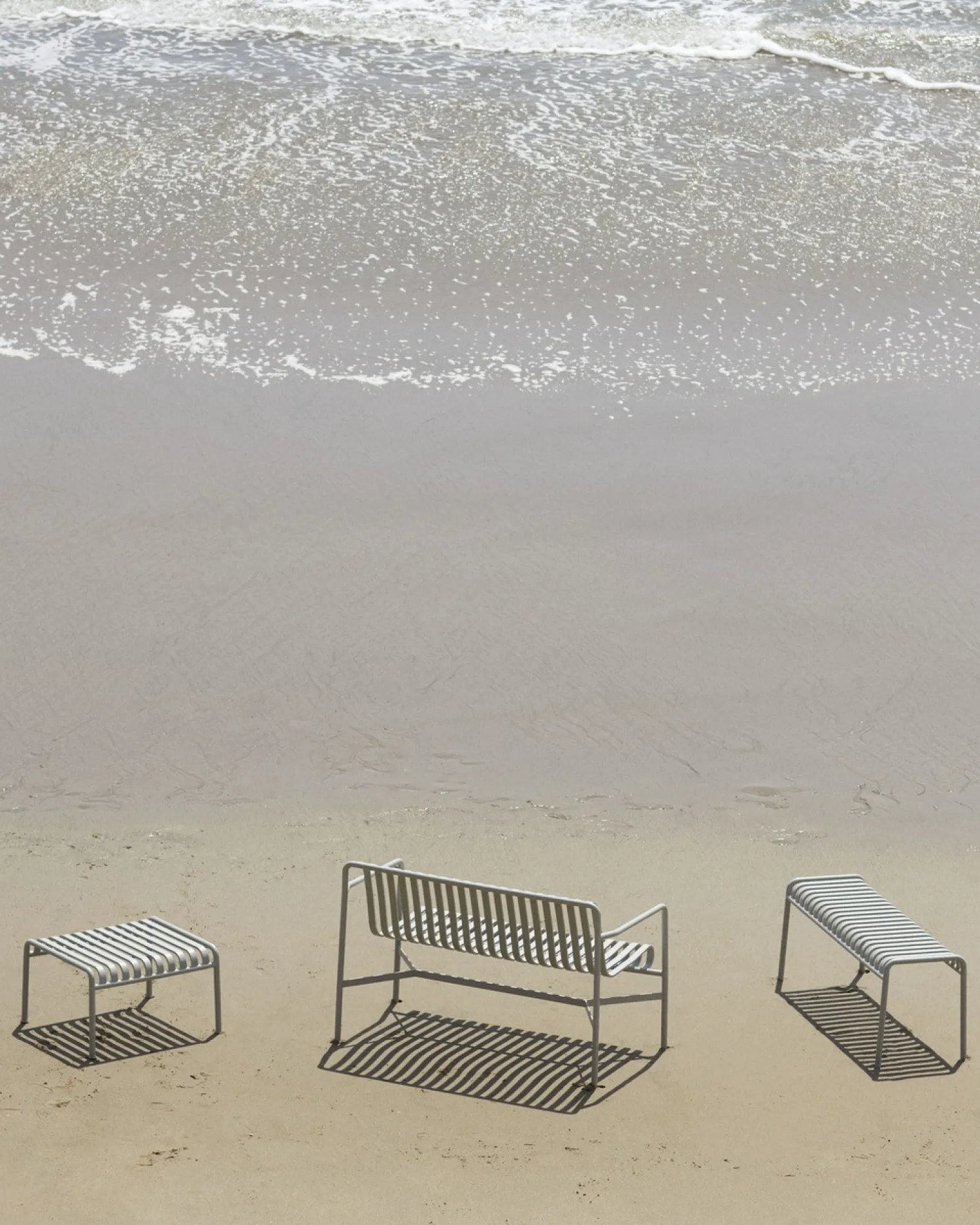 havebord - Palissade ottoman - Lysegrå - Sky grey*Hay